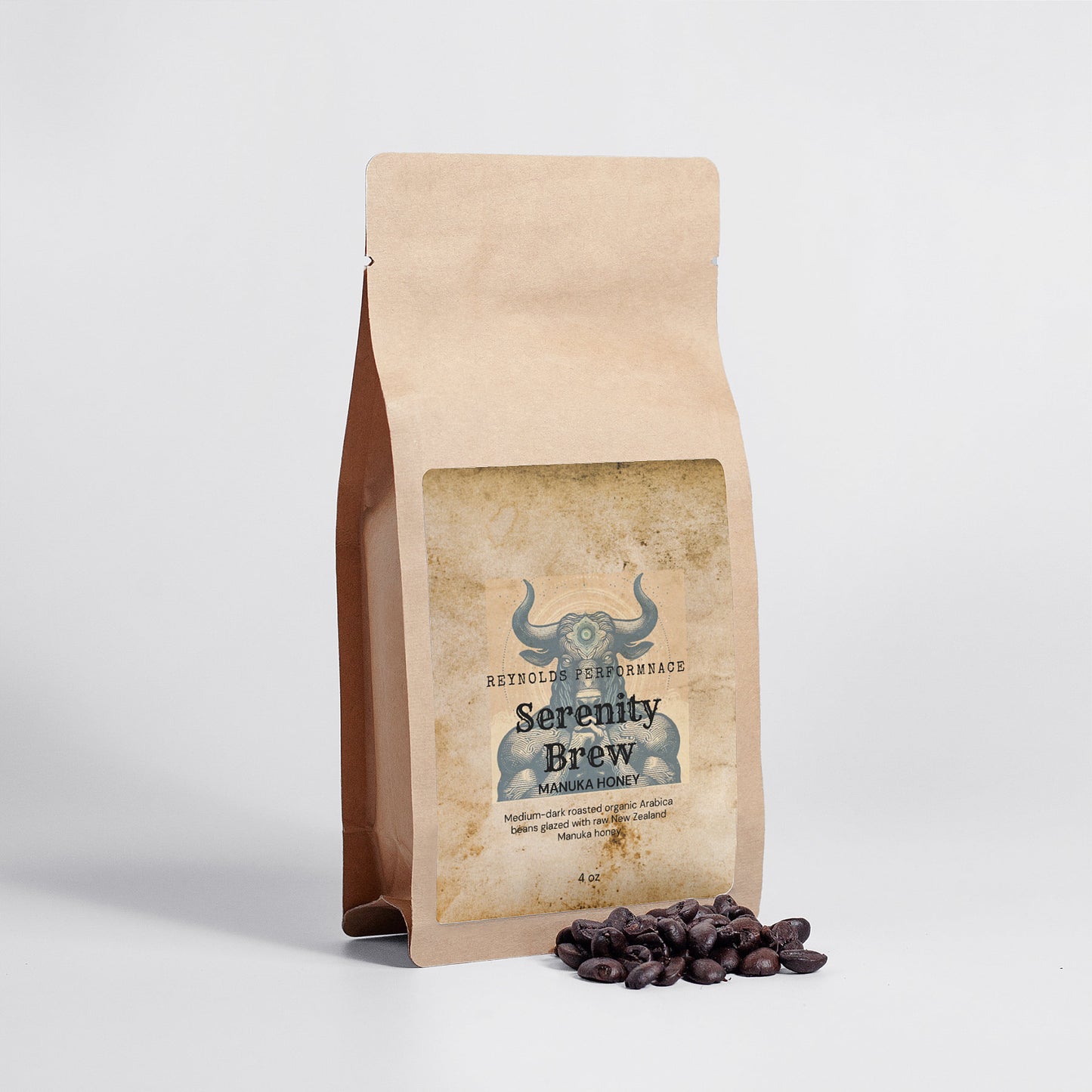 Manuka Honey "Serenity Brew" Coffee 4oz