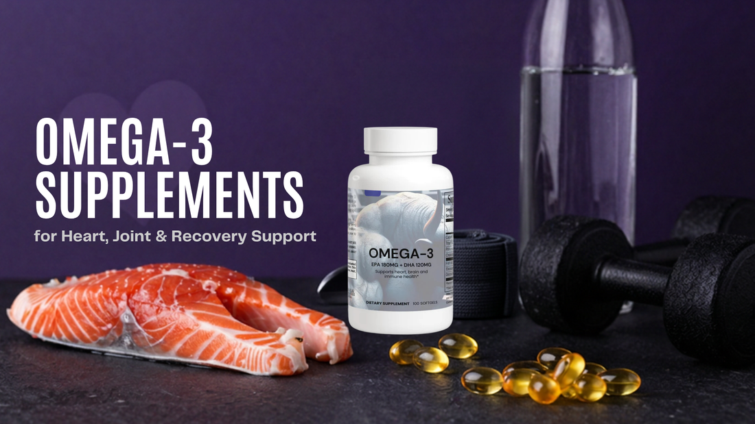 Omega-3 Supplements for Heart, Joint, and Recovery Support