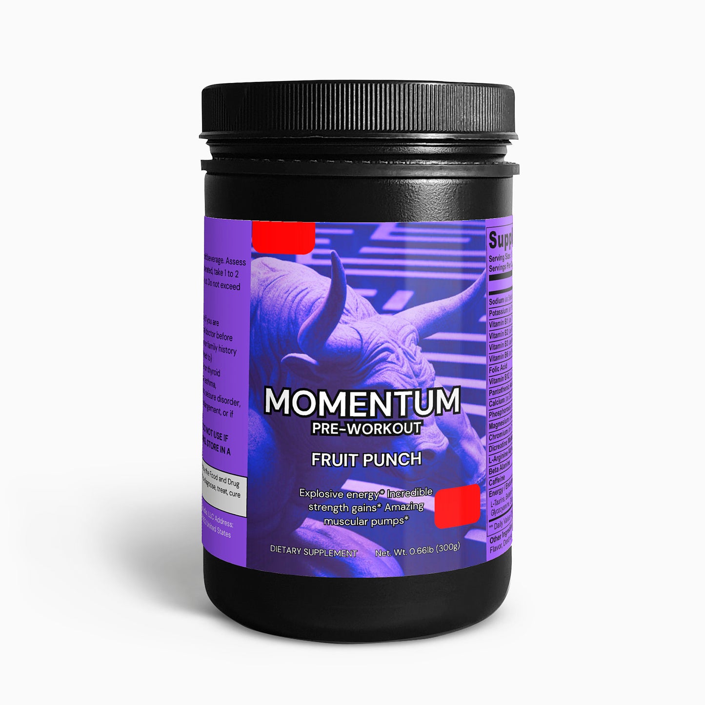Momentum Pre-Workout Powder (Fruit Punch)