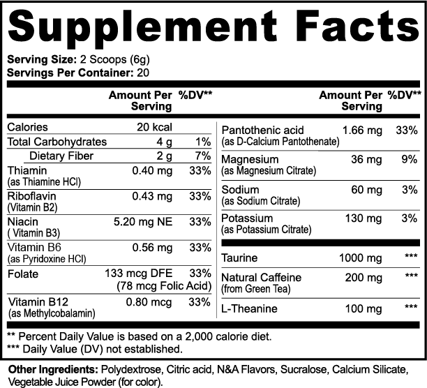 Focus Fuel (Yuzu Flavor)