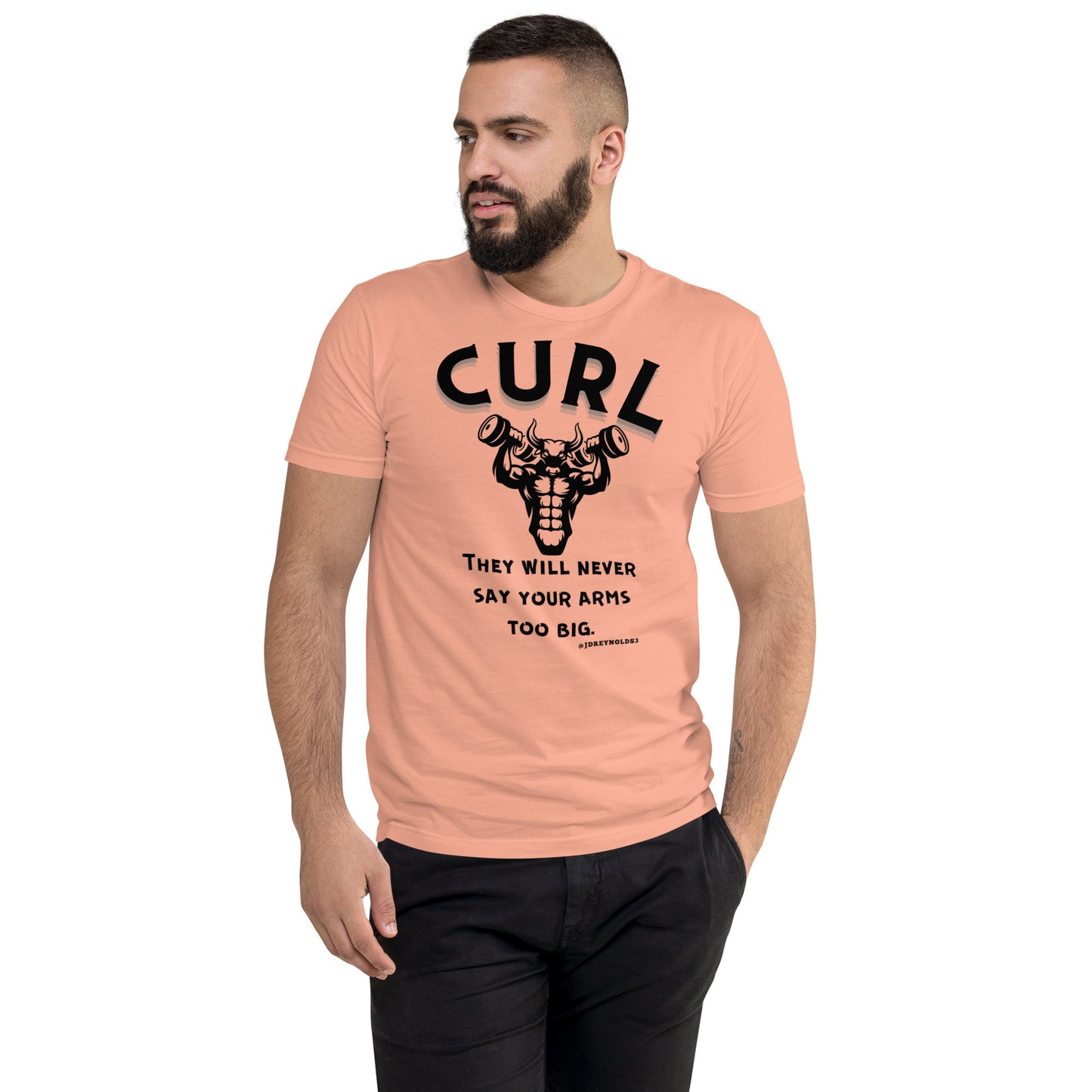 Curl Sleeve T-shirt