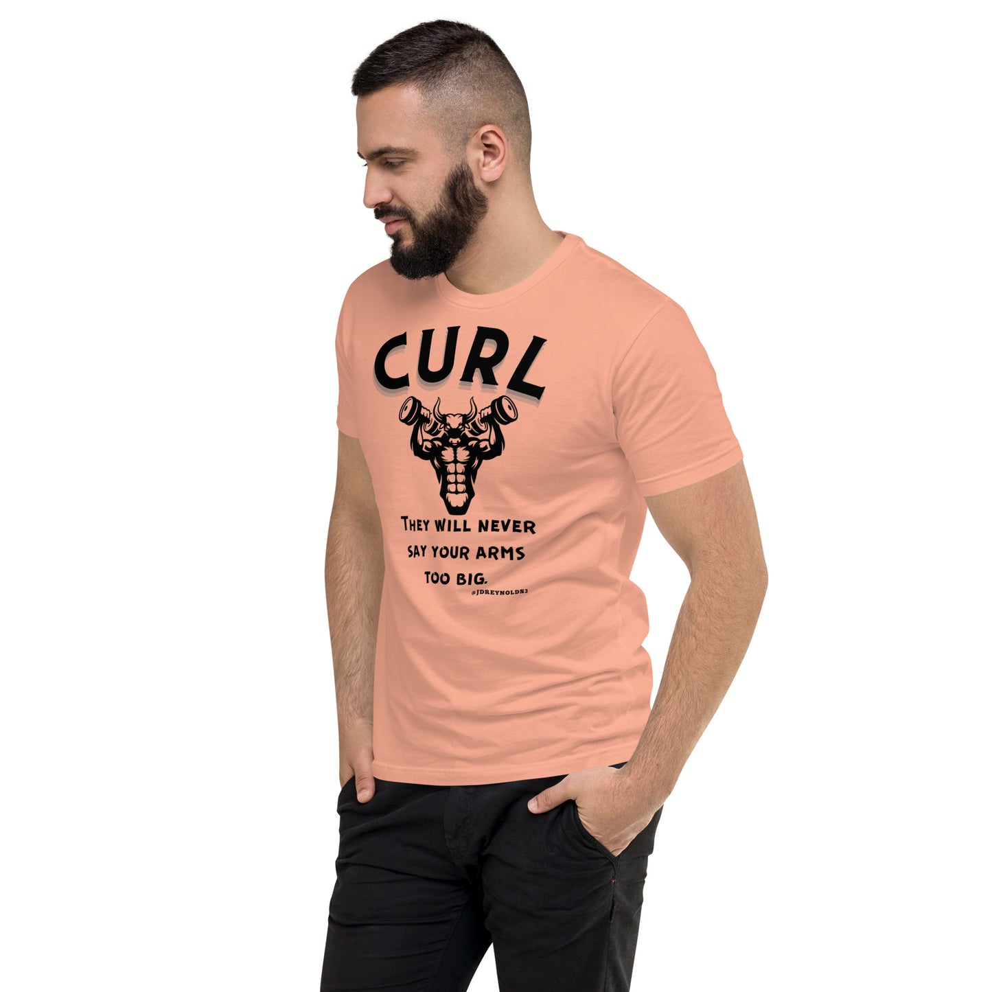 Camiseta con mangas rizadas