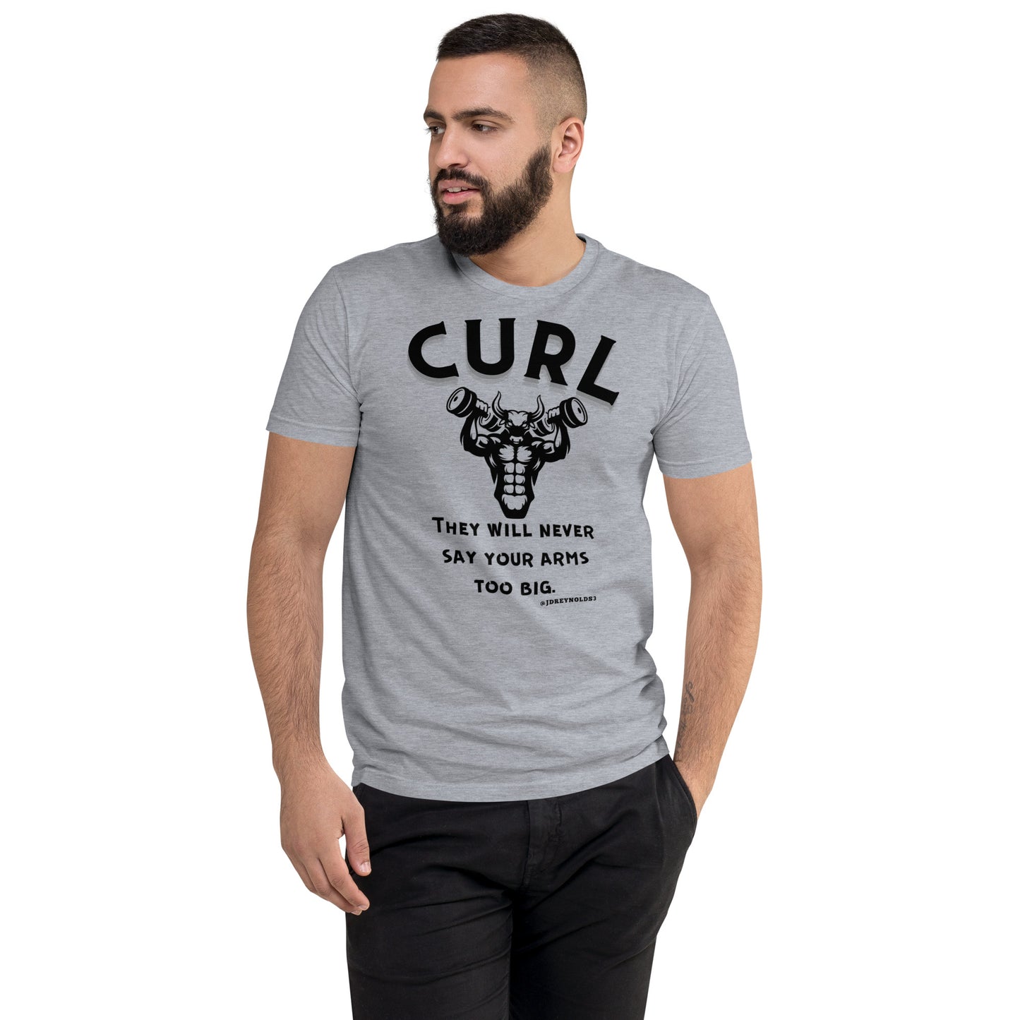 Curl Sleeve T-shirt