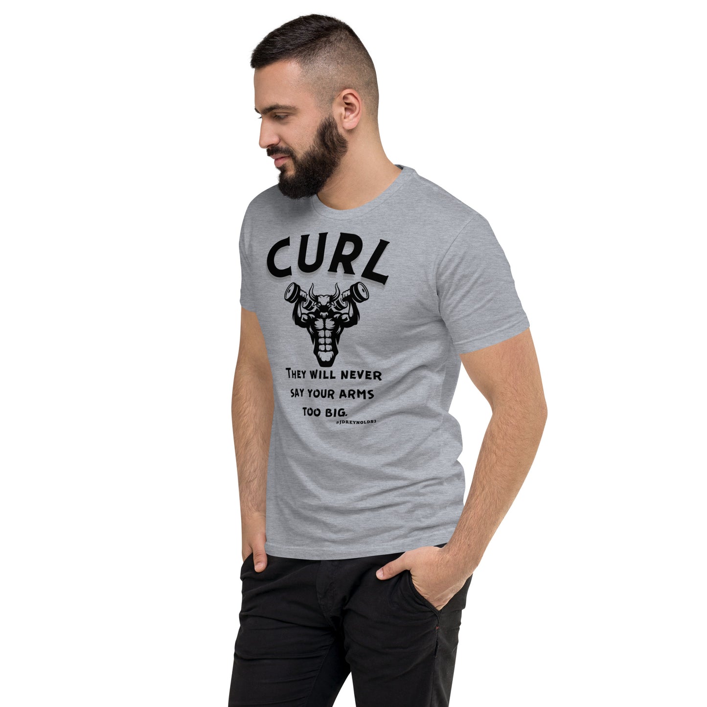 Curl Sleeve T-shirt