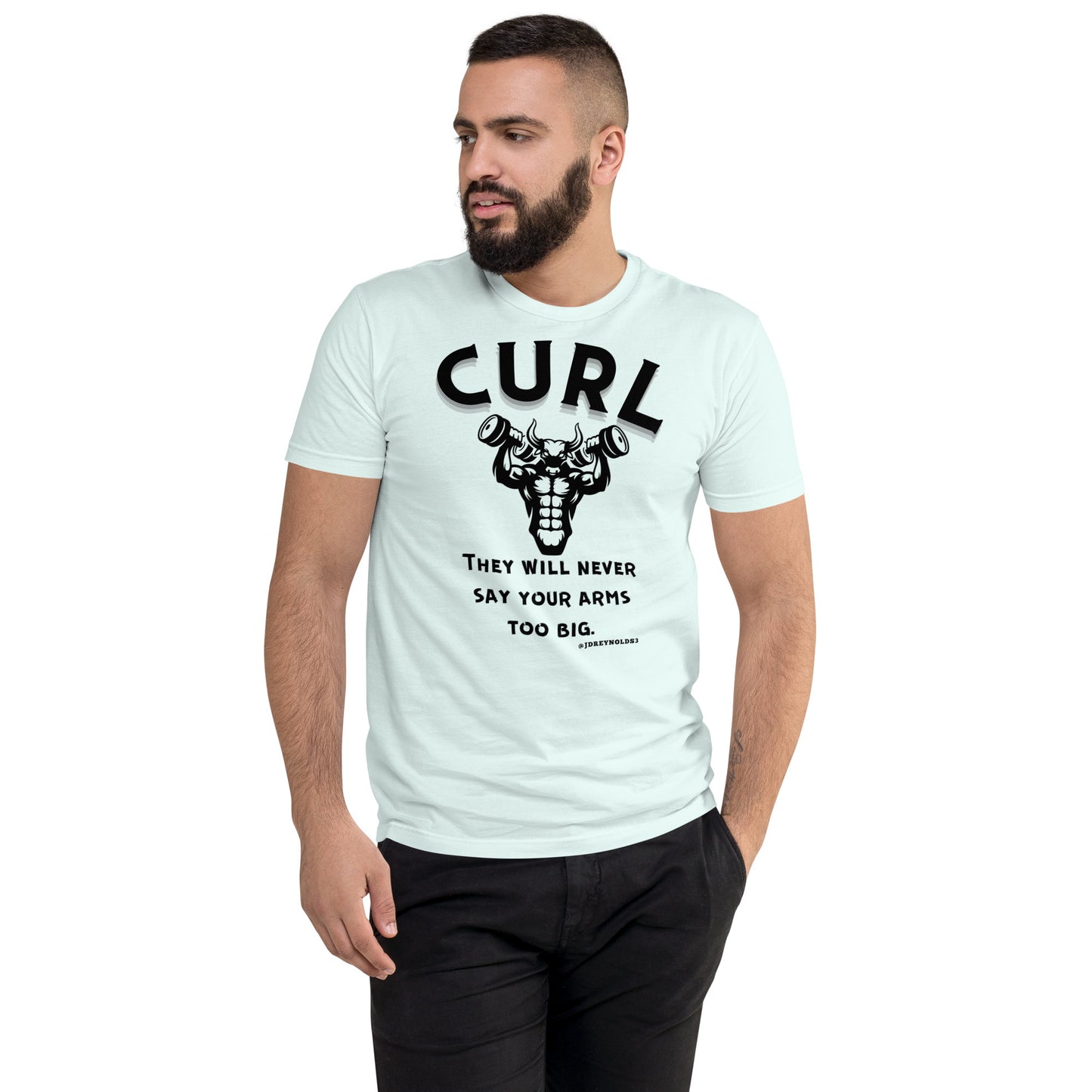 Curl Sleeve T-shirt