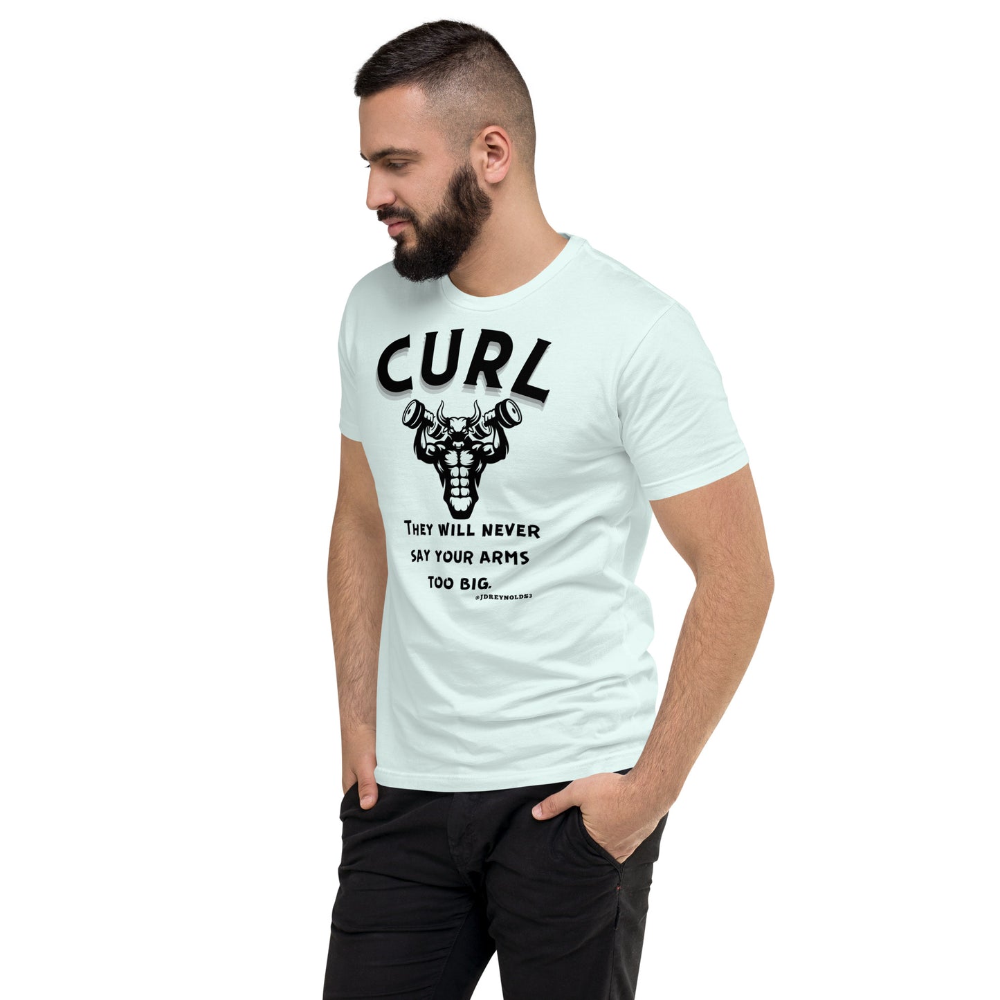 Curl Sleeve T-shirt