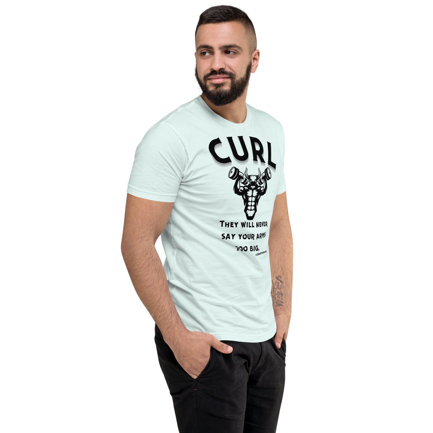 Curl Sleeve T-shirt