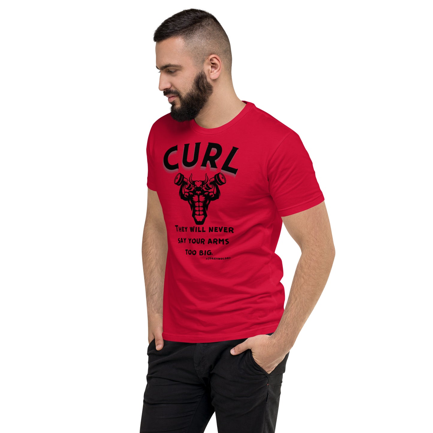 Curl Sleeve T-shirt