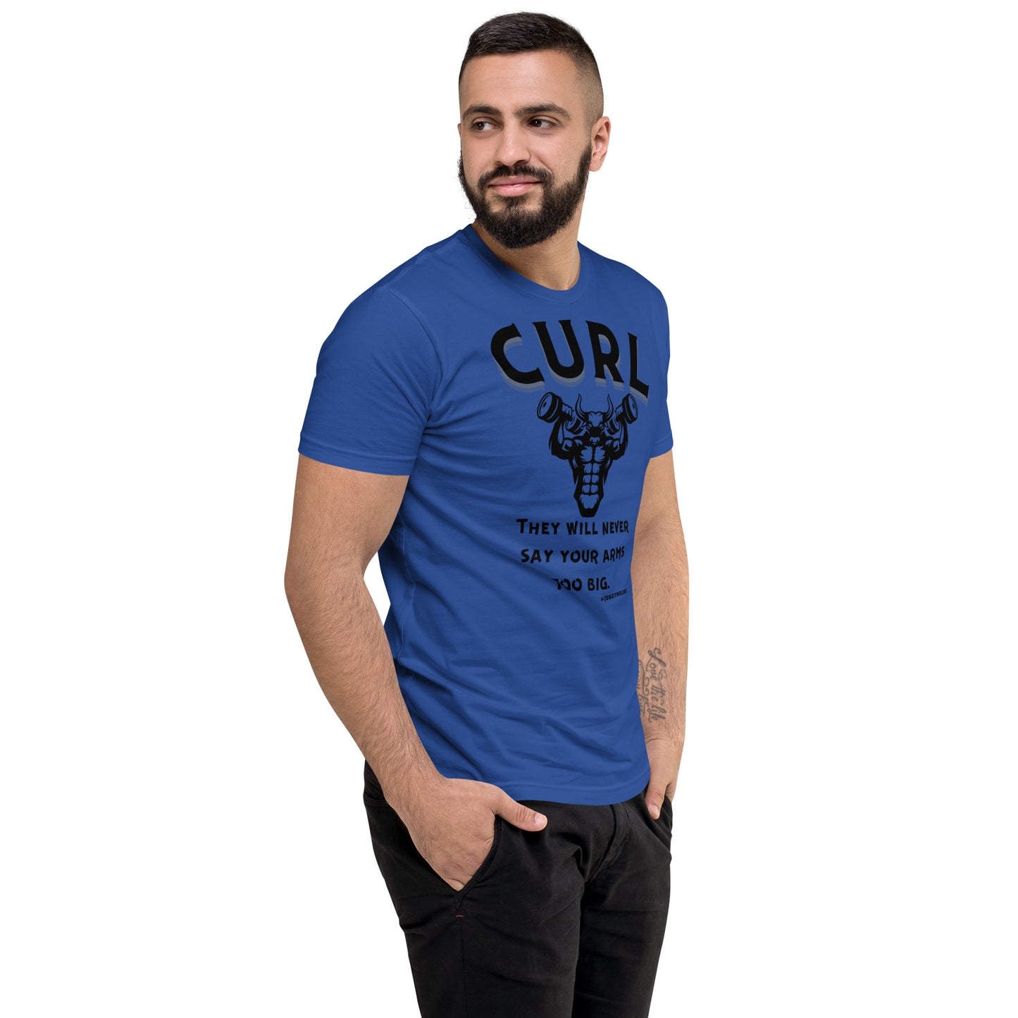 Curl Sleeve T-shirt