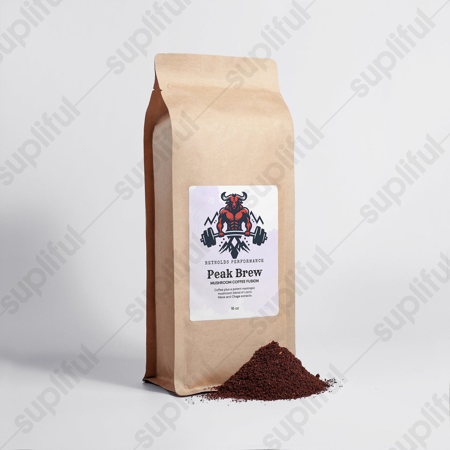 Peak Brew - Fusión de café con champiñones 16 oz